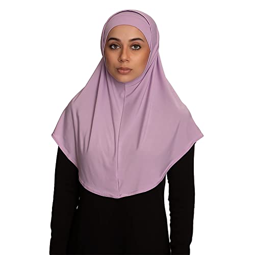 TheHijabStore.com Women's Amira Hijab 2 Piece with Tube Under Scarf Cap- Soft Polyester Princess Ready to Wear Instant Scarf